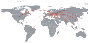 A first quick glance on the flows of supply shows how a conflict in the Ukraine effect the rest of the world economically.